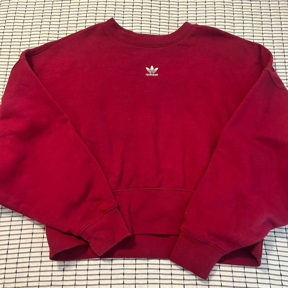 Adidas cropped sweatshirt
